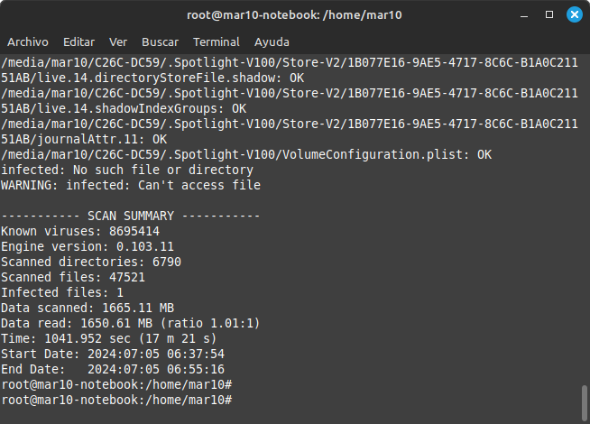 Error fresclam (Solución)
