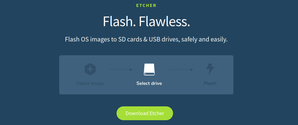 Crear USB booteable de linux-macOS-Windows desde aplicación gráfica.